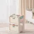 Organizator jucarii cu 2 compartimente Little Mom Beige