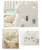 Organizator pentru copii Nichiduta Garden White Bear, cu rafturi deschise, pe 3 nivele, include 6 cutii mici si 3 cutii mari, dimensiune 86 x 33 x 66 cm