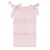 Organizator pentru patut MimiNu din bumbac cu 6 compartimente Royal powder pink