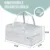Organizator scutece si accesorii copiibebelusi 38x26x18 cm gri