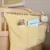 Organizator suspendat din muselina pentru pat, 60 x 30 cm, Little Amy, Galben