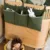 Organizator suspendat din muselina pentru pat, 60 x 30 cm, Little Amy, Verde