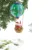 Ornament pentru brad Mos Craciun in balon 17 cm