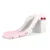 Panta de alunecare Nichiduta Garden Funny Car Roz cu Protectii laterale, Margini rotunjite, Lungime 175 cm, Varsta 3 ani+