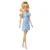 Papusa Barbie Fashionista cu Par Blind Ondulat si Rochie Albastra