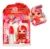 Papusa Yummiland, Lipgloss Doll Sweethearts, Ruby Hearts, 526438EUC