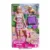 Papusa cu 2 catelusi si accesorii, Barbie, HTK37