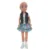 Papusa printesa Fashion Doll cu vesta blugi 80 cm
