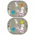 Parasolar auto Benbat Bubble Dreams Round set 2 bucati