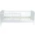 Pat din lemn cu protectii laterale Junior 120×60 cm Alb