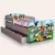 Pat pentru copii Clubul lui Mickey, cu manere si sertar, 2-8 ani, 140×70 cm