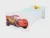 Pat pentru copii Fulger Mcqueen cu saltea, 2-8 ani, 140×70 cm