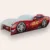 Pat pentru copii masina Fulger McQueen Alb cu saltea, 2-12 ani, 160×80 cm