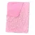Paturica bebe dubla bumbac mincky pufos 75×95 cm Stelute pe Roz
