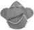 Paturica coco fun crocodile grey Wallaboo