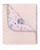 Paturica cu doua fete Minky si bumbac 80×90 cm Ecru Owl