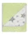 Paturica cu doua fete Minky si bumbac 80×90 cm Green Stars