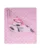 Paturica cu doua fete Minky si bumbac 80×90 cm Pink Flowers