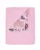 Paturica cu doua fete Minky si bumbac 80×90 cm Pink Rabbit