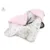Paturica de infasat MimiNu pentru scoica cu gluga si urechi 90×90 cm Sweet Deer Pink