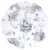 Paturica de infasat Qmini multifunctionala 75×75 cm din bumbac Elephants on Rainbow Blue
