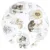 Paturica de infasat Qmini multifunctionala 75×75 cm din bumbac Teddy Bear and Friends Beige