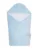 Paturica de infasat cu capison si urechiuse 80×80 cm Minky Blue