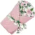 Paturica de infasat multifunctionala Velvet Infantilo IF19174 pink flowerroz