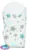 Paturica de infasat multifunctionala modulara 80×80 cm Mint Stars