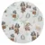 Paturica de infasat multifunctionala standard 75×75 cm Design Pirates Natural MimiNu