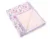 Paturica din bumbac cu doua fete 90×75 cm Minky Ballerinas Lilac