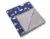 Paturica din bumbac cu doua fete 90×75 cm Minky Swans Navy Blue