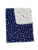 Paturica din panza de bumbac Junior 118×148 cm stelute bleumarin