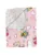 Paturica din panza de bumbac Junior 118×148 cm ursi cu albine roz