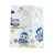 Paturica din panza de bumbac bebelusi 78×98 cm bufnite albastre