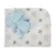 Paturica moale cu jucarie din plus Nappy Elefant Blue 90 x 75 cm 0 luni+