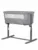 Patut Co-Sleeper 2 in 1 pentru copii Colibro Nap Bassinet, cu saltea inclusa, inaltime reglabila pe 9 nivele si unghi de inclinare de 30 de grade, dimensiuni 90 x 58 cm, Dove