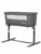 Patut Co-Sleeper 2 in 1 pentru copii Colibro Nap Bassinet, cu saltea inclusa, inaltime reglabila pe 9 nivele si unghi de inclinare de 30 de grade, dimensiuni 90 x 58 cm, Onyx