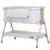 Patut Co-Sleeper Chipolino Sweet Dreams grey stars wood