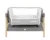 Patut Co-Sleeper KikkaBoo Nanna Dark Grey Melange Wood 2020