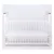 Patut Drewex Laura culisant Alb Transparent + Saltea Cocos 8 Cm