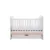 Patut Vessanti Como culisant cu sertar alb cu cappucino + saltea cocos confort 120 x 60 x 12 cm