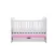 Patut Vessanti Como culisant cu sertar alb cu roz + saltea cocos confort 120 x 60 x 12 cm