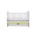 Patut Vessanti Como culisant cu sertar alb cu verde + saltea cocos confort 120 x 60 x 12 cm