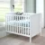 Patut bebelusi din mdf 120×60 cm transformabil in sofa Elisabeth II White