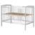 Patut copii din lemn Anzel 120×60 cm alb