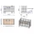 Patut copii din lemn Dominic 120×60 cm natur cu sertar