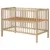 Patut copii din lemn Dominic 120×60 cm natur
