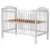 Patut copii din lemn Lizett 120×60 cm alb