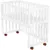 Patut copii din lemn co-sleeper Matei 94×46 cm alb